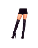 Jambières leg avenue en coton revers Lurex