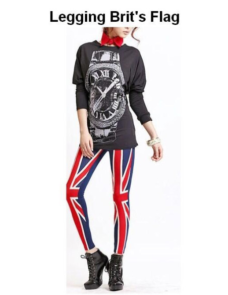 Legging British flag