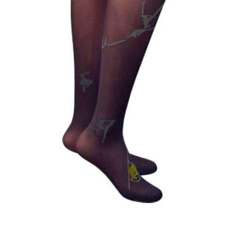 Collant Acrobates Berthe aux grands pieds prune