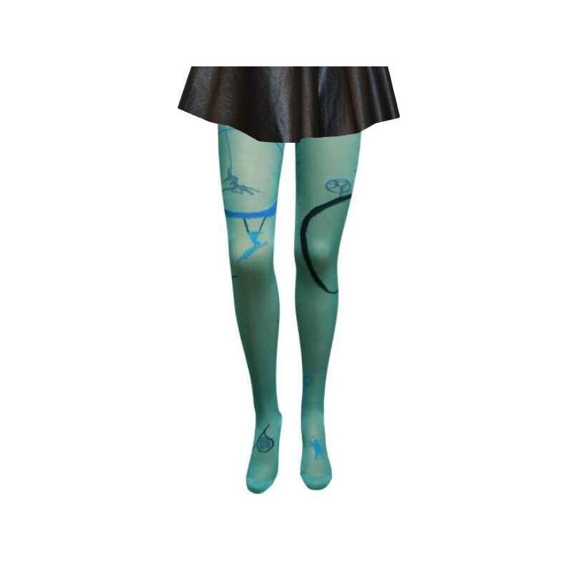 Collant Acrobate Berthe aux grands pieds Azur