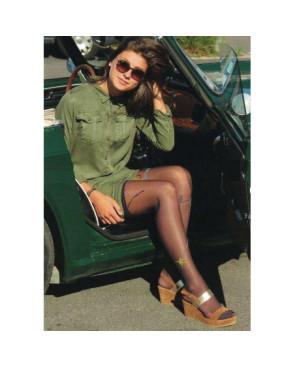 Bas up Acrobate Berthe aux grands pieds prune
