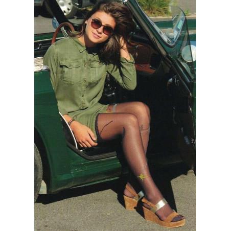 Bas up Acrobate Berthe aux grands pieds prune