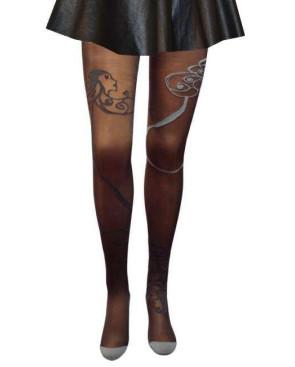 collant raiponce Berthe aux grands pieds fumé