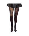 Collant Raiponce Berthe aux grands pieds noir Marine