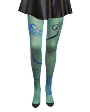 Collant Raiponce Berthe aux grands pieds Azur