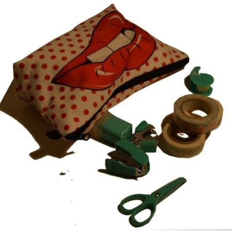 Trousse de filles Pois rouges bisoux