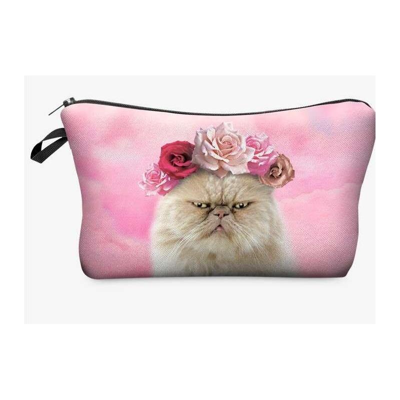 Trousse de fille Chat grognon
