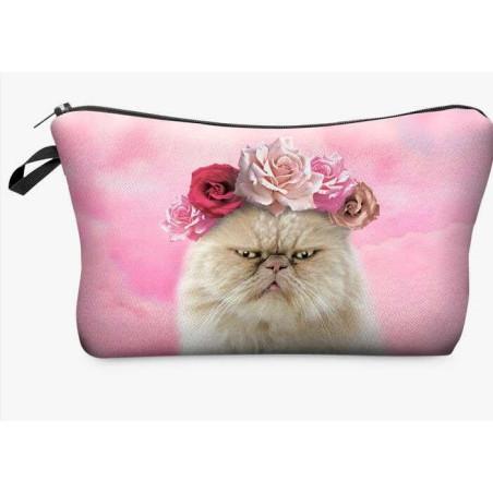Trousse de fille Chat grognon
