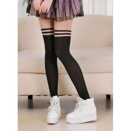 Collant effet Chaussettes de sport haute