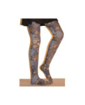 Collant farell imprimé vintage fleuri
