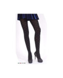Collant d'hiver Plumetis noir