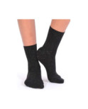 Chaussettes bord roulée viscose lurex Brillant