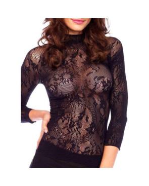 Top Dentelle Manches Longues Leg Avenue
