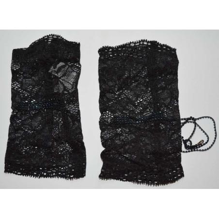 Mitaines Dentelle et strass Lejaby