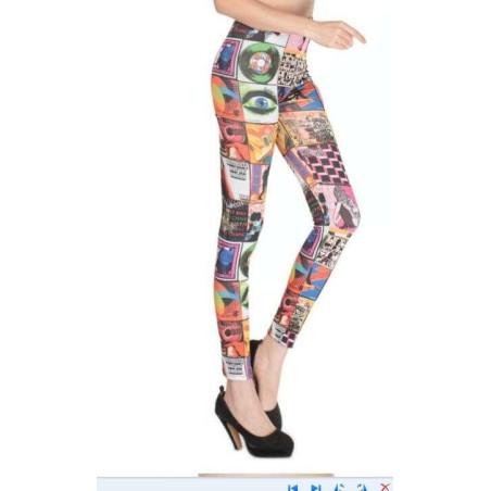 Caleçon Lycra Imprimé rockeuse