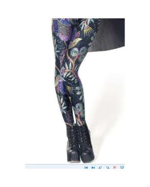  Leggings Mosaique fleurie face