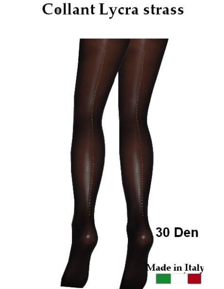 Collant couture a strass