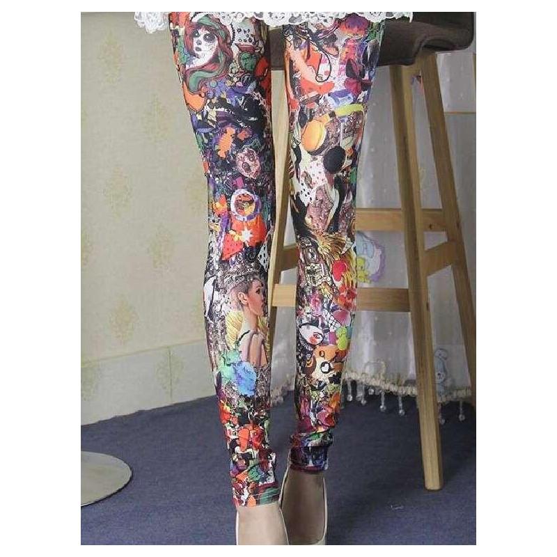 Leggings imprimé délire Girly
