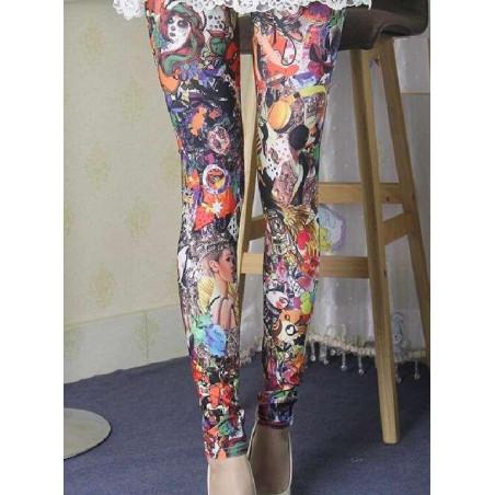 Leggings imprimé délire Girly