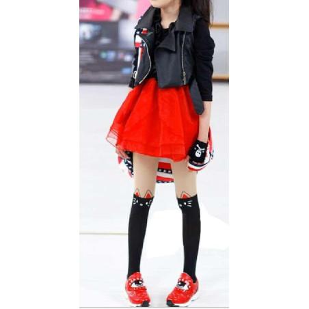 Collant enfant cuissarde chat