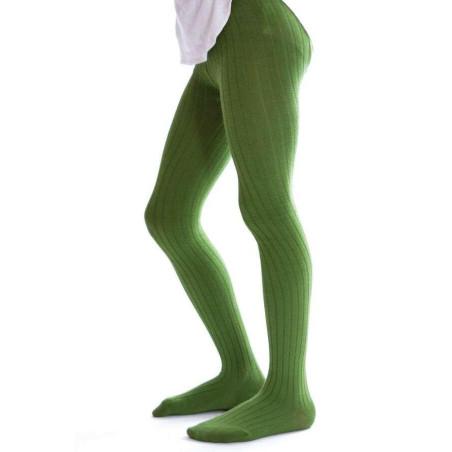 Collant coton Enfant Vert Ysabel Mora