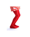 Collant coton enfant rouge Ysabel Mora