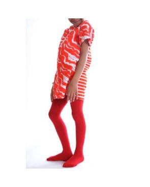 Collant coton enfant rouge Ysabel Mora