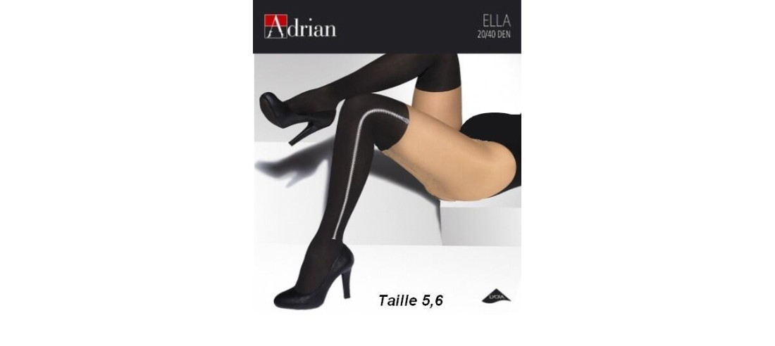 Collant cuissarde femeture éclaire Adrian Ella