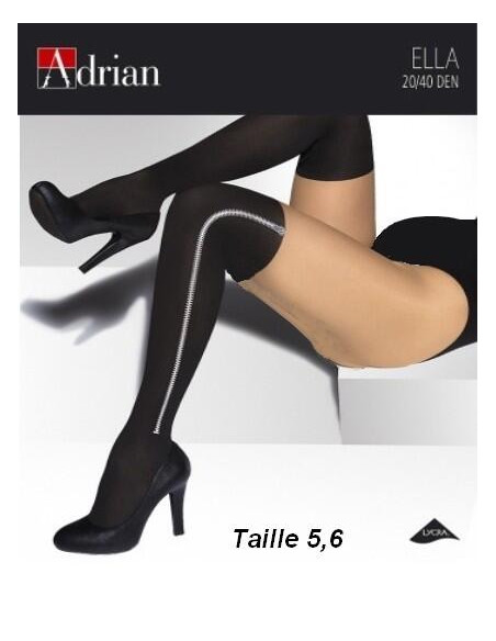 Collant cuissarde femeture éclaire Adrian Ella