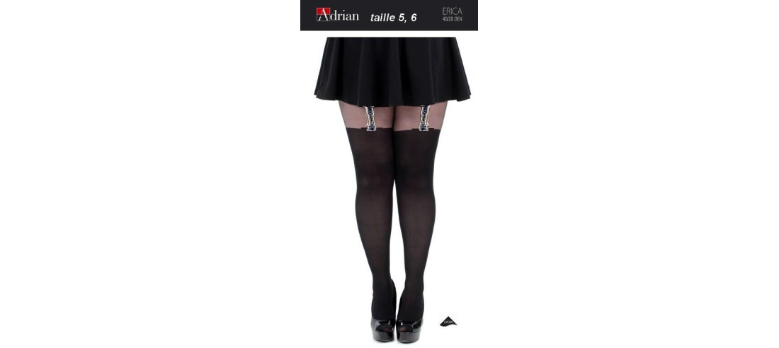 Collant Porte jarretelle Adrian Erica jarretelles