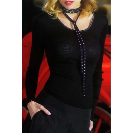 Chemise en laine et soie Moretta Classique