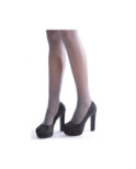 Collant Maille Brillante grise Dolci Calze