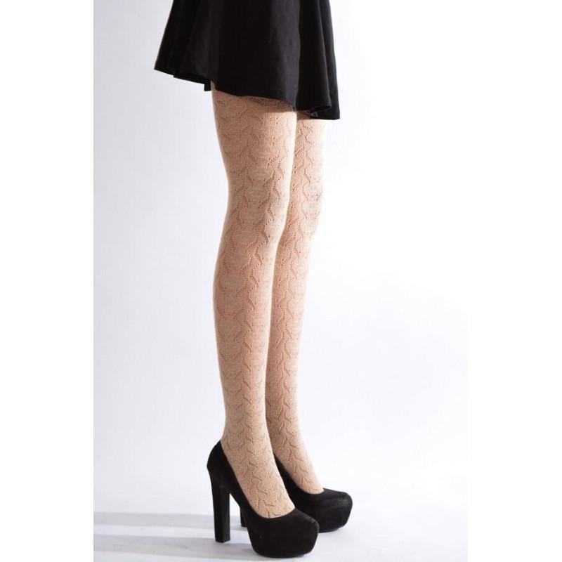 Collant Dentelle Médaillon corde coton Dolci Calze Collant Dentelle Médaillon corde coton Dolci Calze