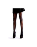 Collant Dentelle de coton noir Dolci Calze