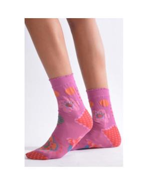 Chaussettes Dub et Drino Marguerite parme