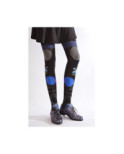 Collant chaud Fil de joie lotus bleu