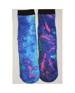 Chaussettes Imprimé bleu sidéral