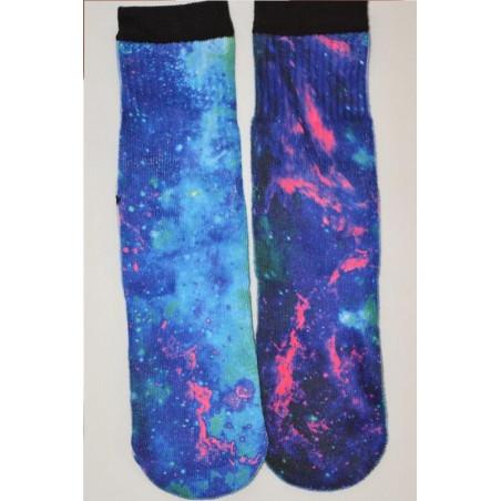 Chaussettes Imprimé bleu sidéral