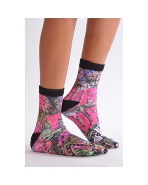 Chaussettes imprimé turn up