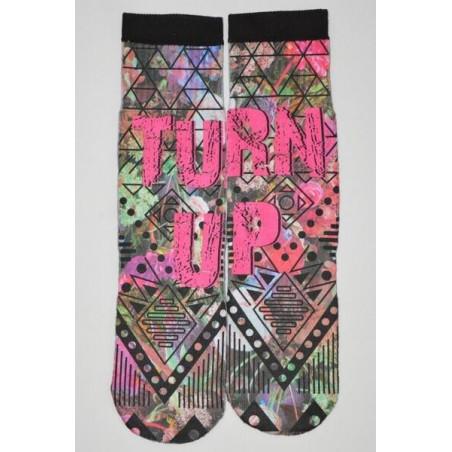 Chaussettes imprimé turn up