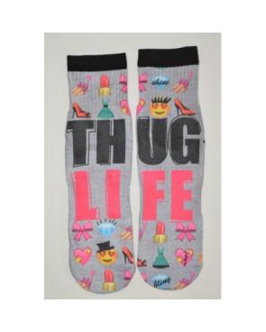 Chaussettes imprimé Thug Life