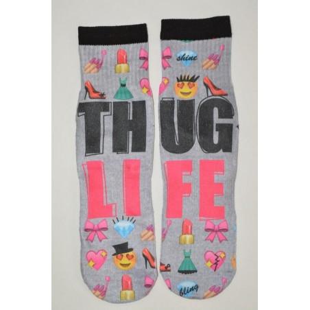 Chaussettes imprimé Thug Life