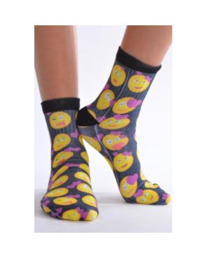 Chaussettes imprimé Filles Emojis