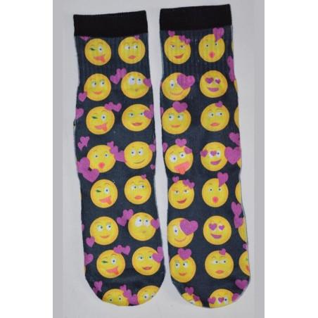 Chaussettes imprimé Filles Emojis