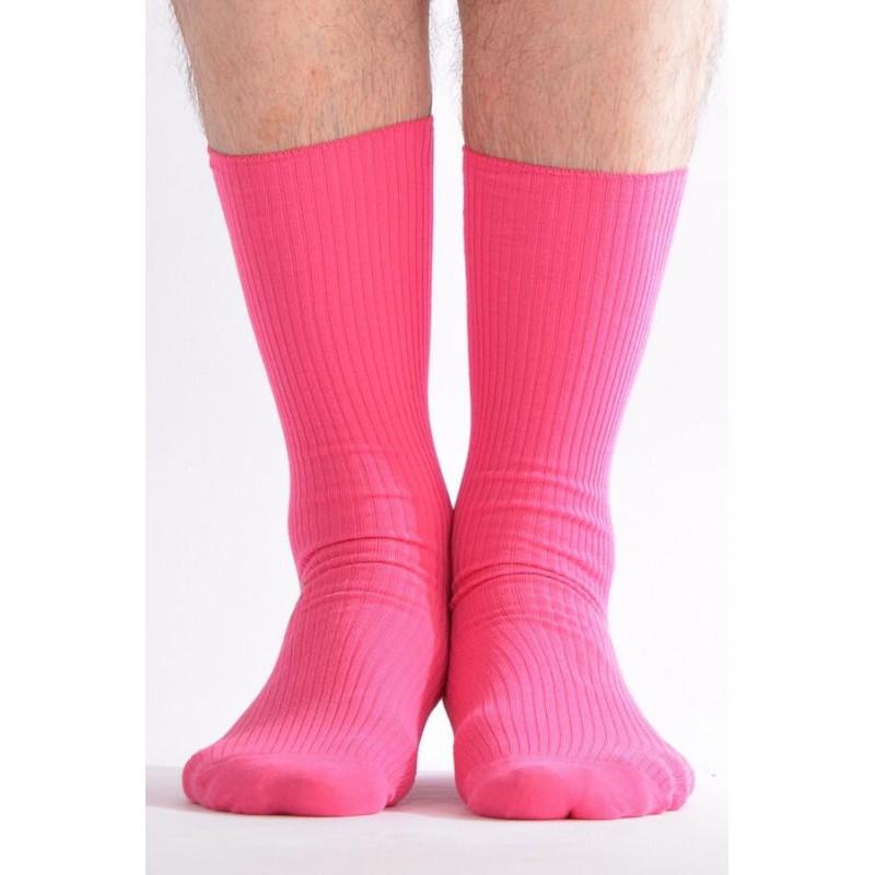 Chaussettes Hom Cotes Comfort Rose