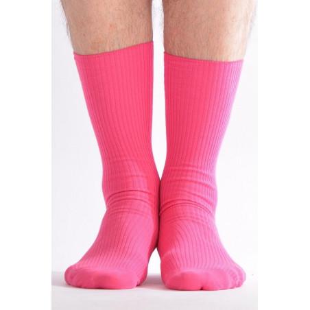 Chaussettes Hom Cotes Comfort Rose