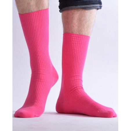 Chaussettes Hom Cotes Comfort Rose