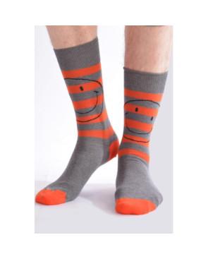 Chaussettes Hom Smiley orange détail