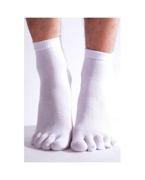  Chaussettes yoga japonaise  blanche  face