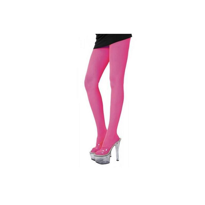 collant uni fushia fin